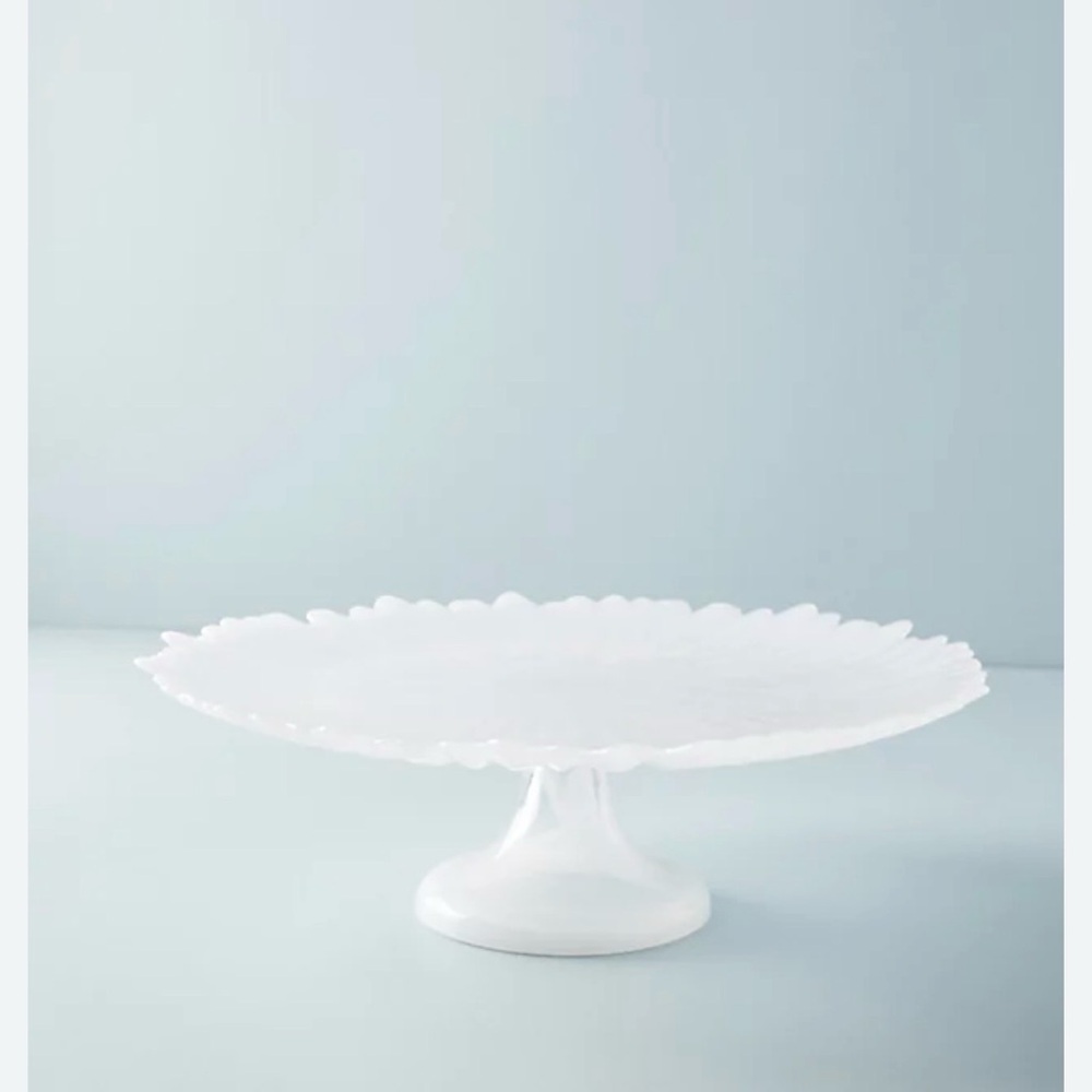 Anthropologie ALMA Glass Cake stand Large